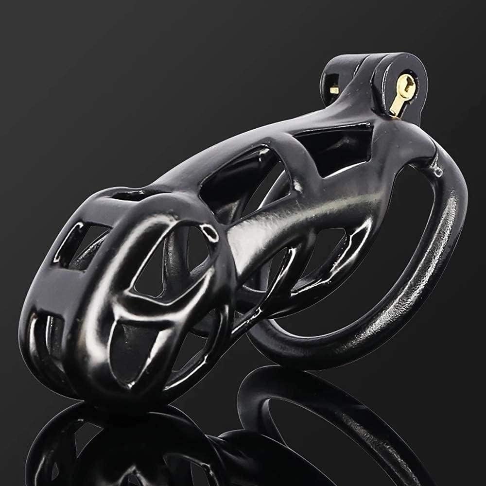Premium Black Metal Chastity Device