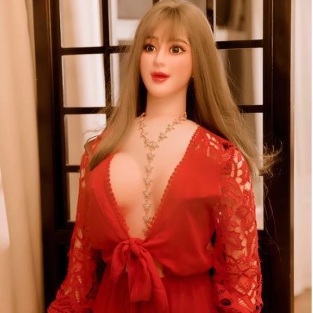Sexy In Red Semi Silicone Love Doll