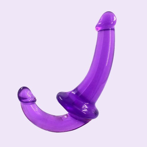 Transparent Revolver Double Ended Realistic Dildo