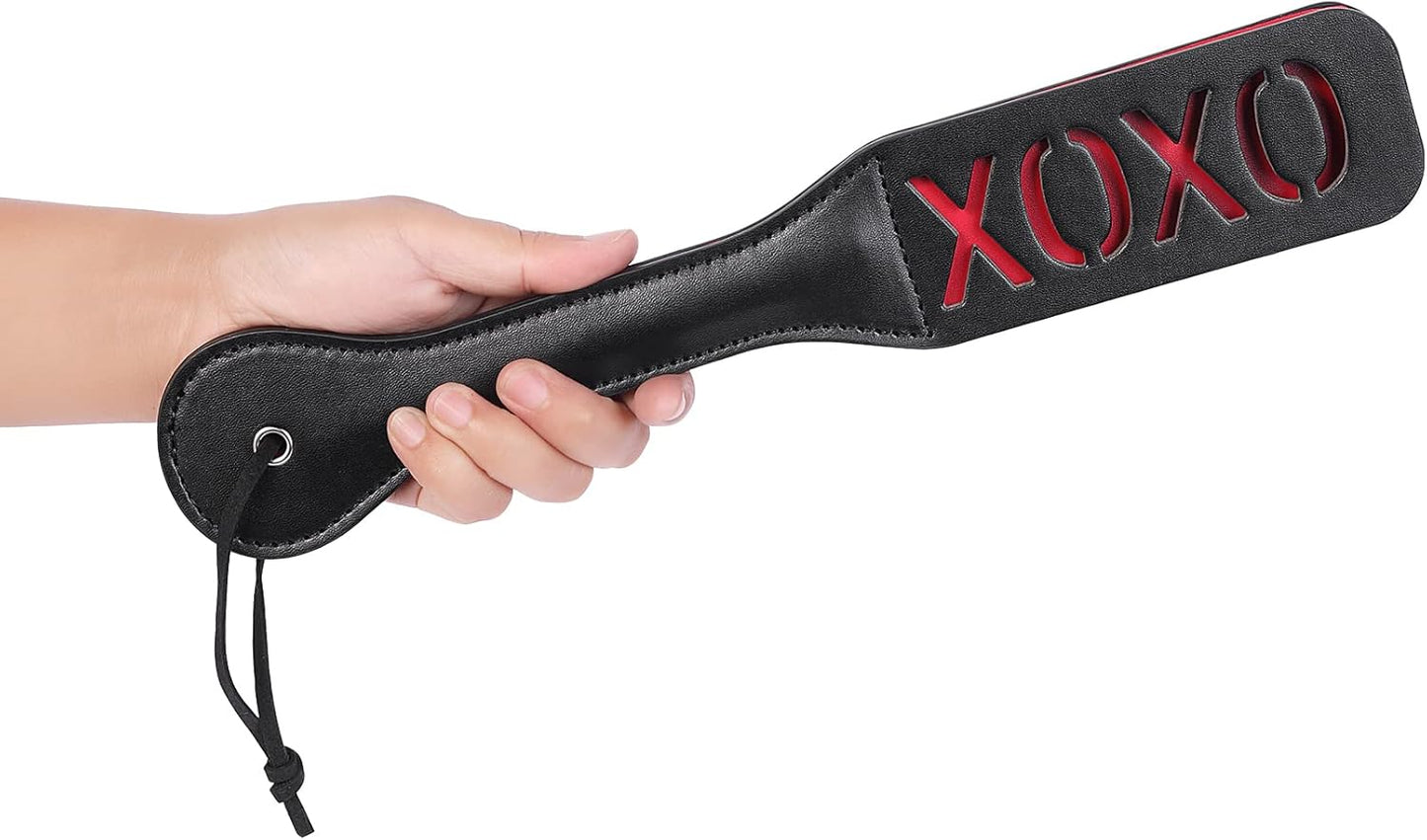 XOXO Leather Slapper Paddle Spanking Paddle