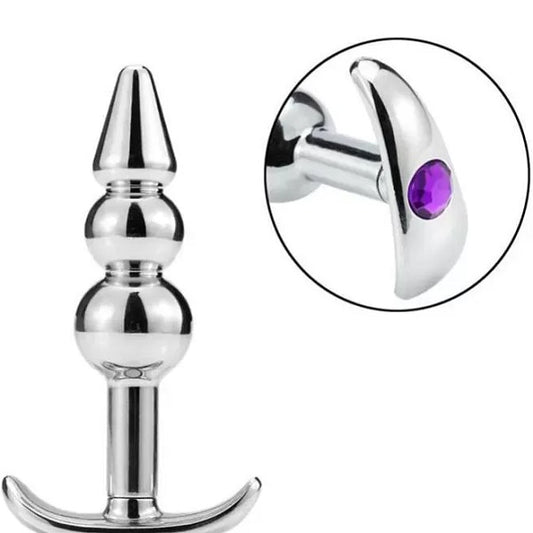 3 Ball Premium Stainless Steel Butt Plug
