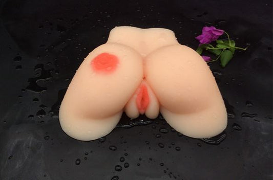 3D Floral Back Silicone Masturbator