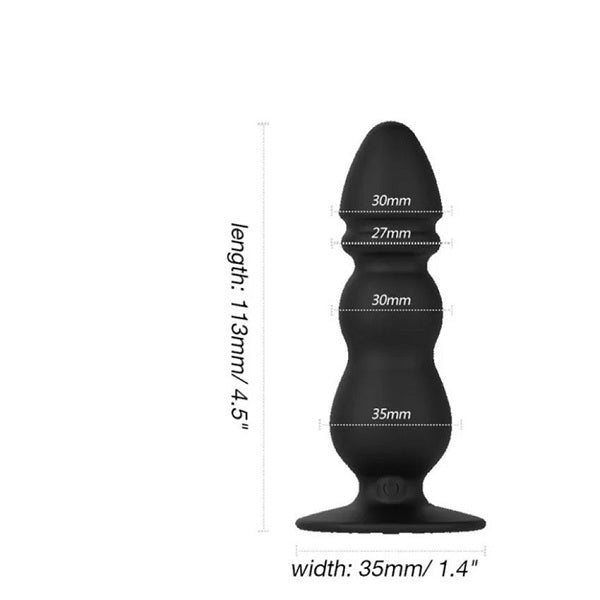 10 Speed Shock Remote Anal Plug