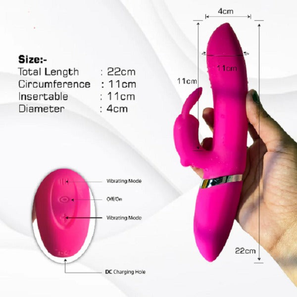 AVA Multispeed Vibration USB Rechargeable Rabbit Vibrator