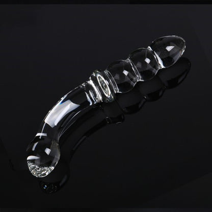 Butt Beads G Spot Glass Dildo