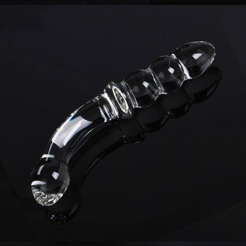Butt Beads G Spot Glass Dildo