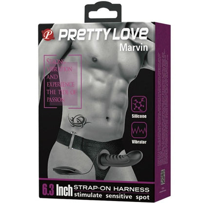 Pretty Love Remote Vibrating Hollow Strap On Dildo