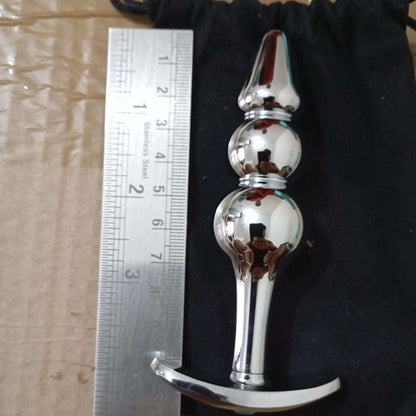 3 Ball Premium Stainless Steel Butt Plug