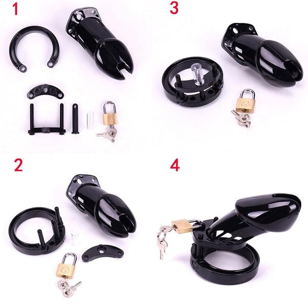 Black  Chastity Cock Cage