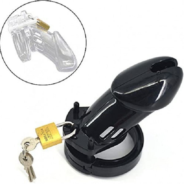 Black  Chastity Cock Cage