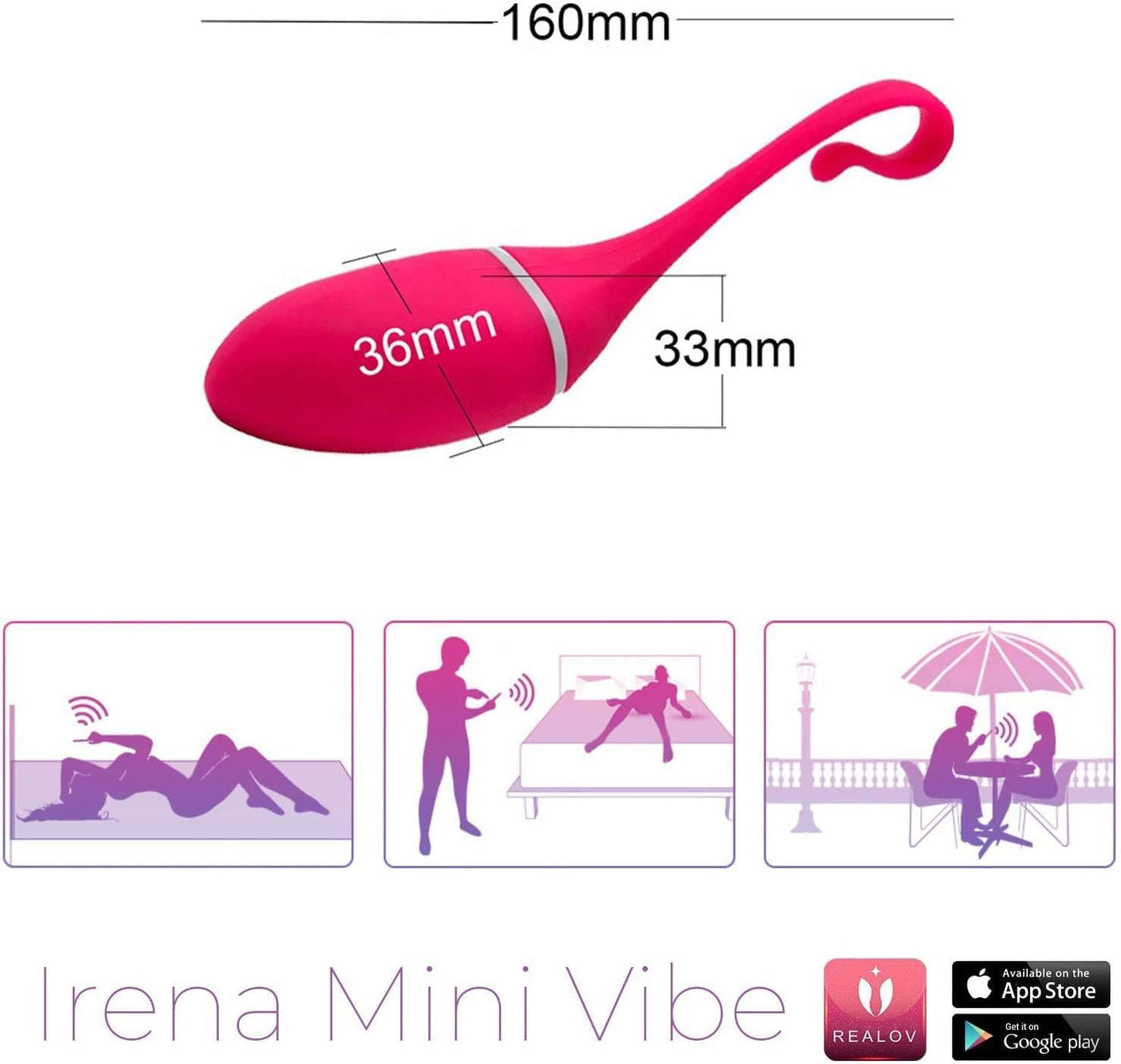 Realov IRENA One App Control Smart Vibrator