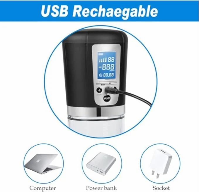 Rechargeable Automatic High Vacuum Penis Pump