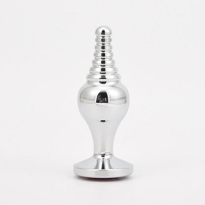 Designed Head Premium Stainless Steel Butt Plug