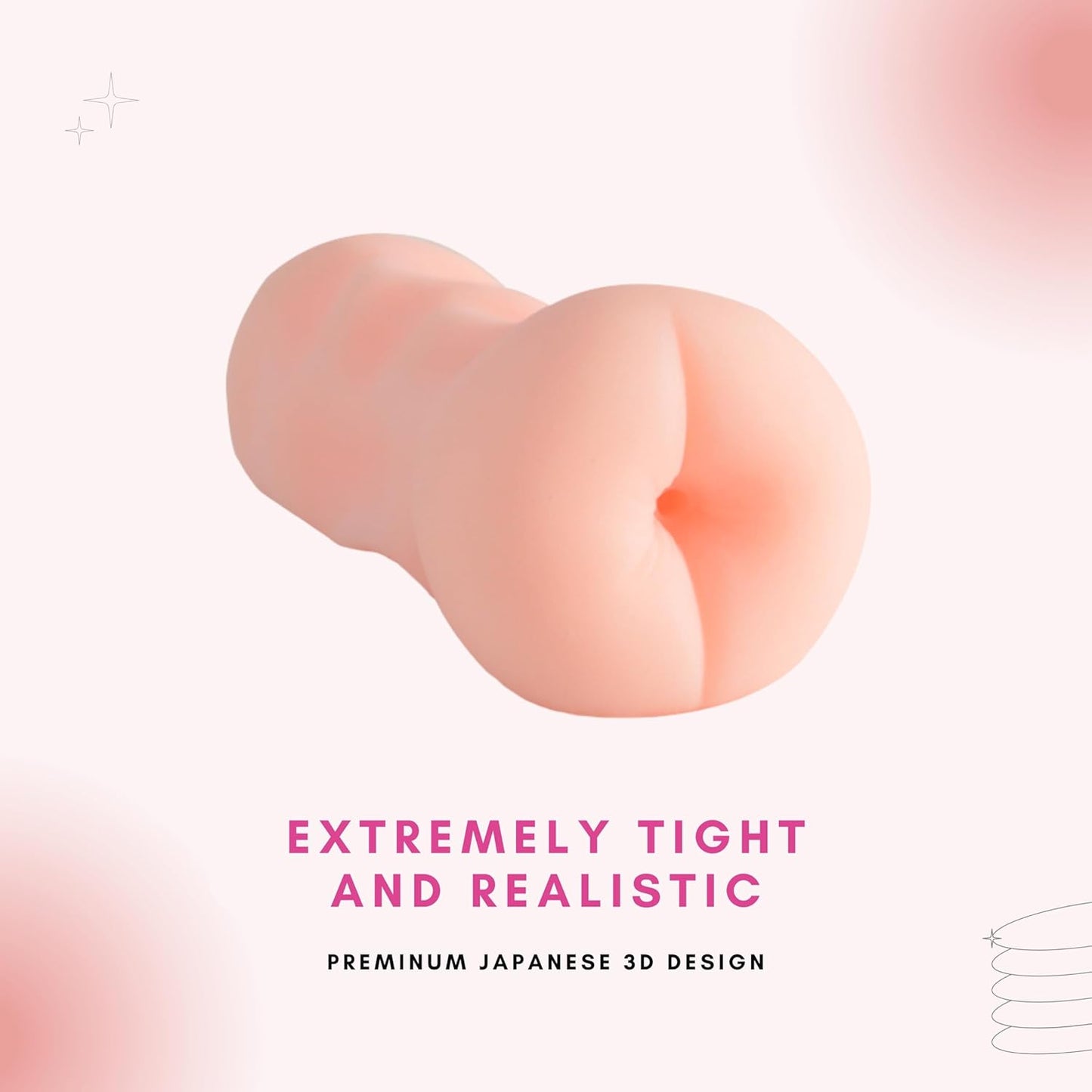 3D Anal Stroker Premium Pocket Masturbator
