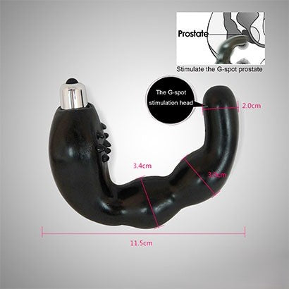Black Vibrating Prostate Massager