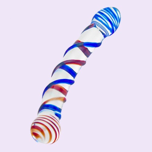 Double Ended Beaded Glass Dildo