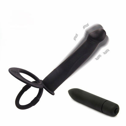 Double O Fun Vibrating Anal Strap