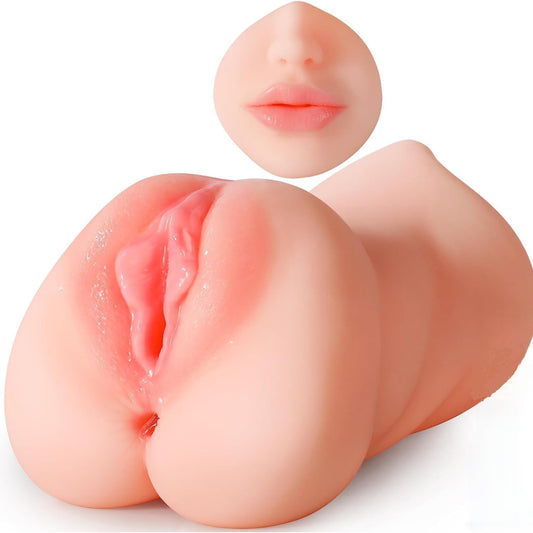 Realistic Dual Pussy | Mouth | Ass Masturbator