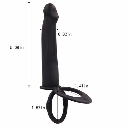 Double O Fun Vibrating Anal Strap