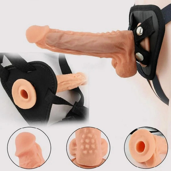 Mars Harness Skin Hollow Strap On Dildo