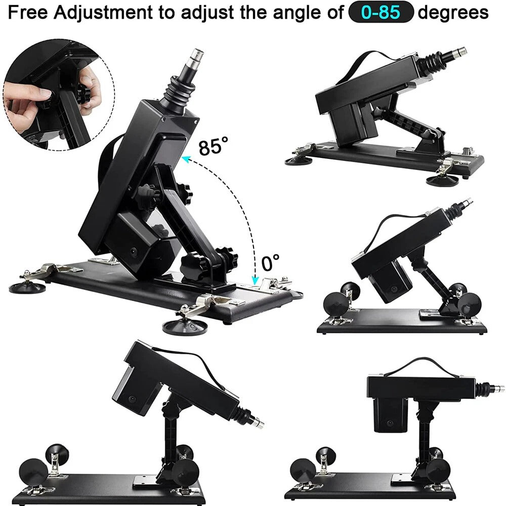 Multi Attachment Adjustable Thrusting Sex Machine