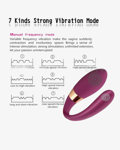 Dibe U Shaped G Spot Remote Smart Vibrator