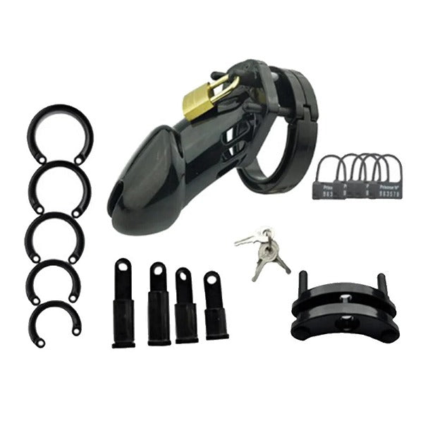 CB6000 Adjustable Black Chastity Device