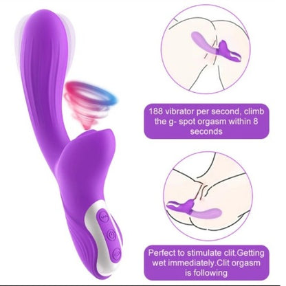 Caesar Suction 10 Pattern Multispeed Rabbit Vibrator