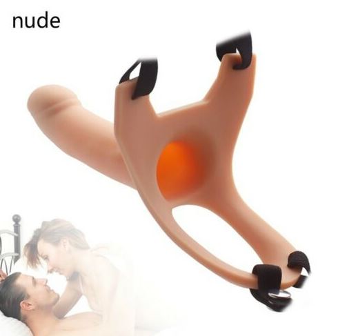 Adjustable Elastic Hollow Strap on Dildo