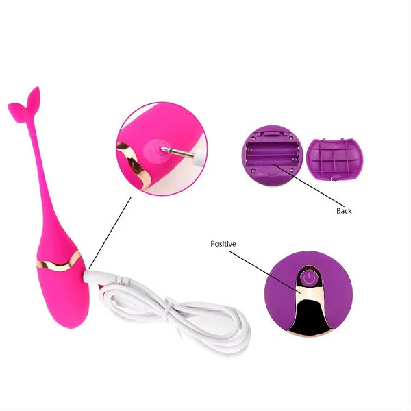 FISHY Egg Wireless Remote Vibrator