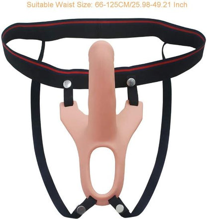 Adjustable Elastic Hollow Strap on Dildo