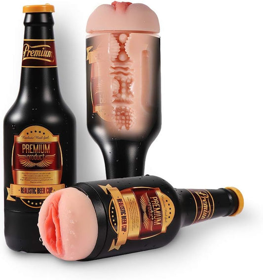 Beer Bottle Male Masturbation Cup