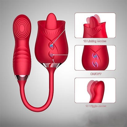 3 In 1 Rose Clitoris Vibrator