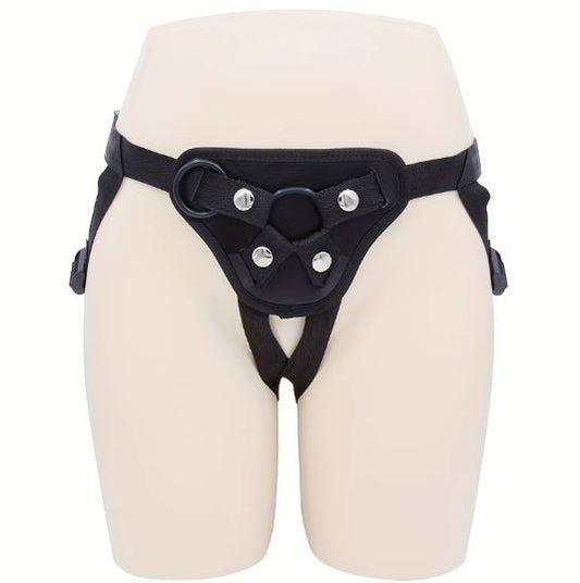Harness Fit Black Strap on Dildo Belt
