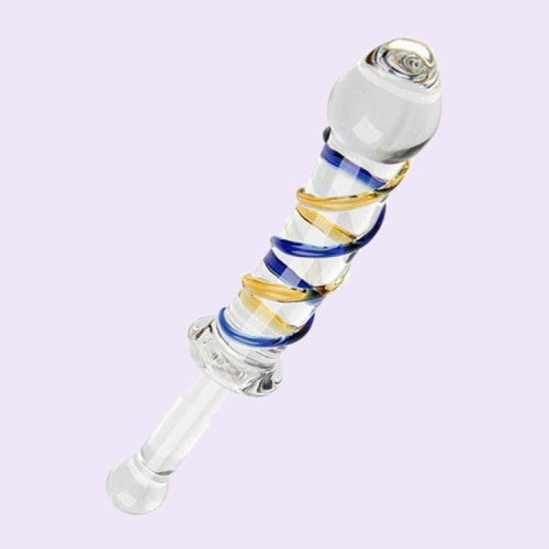 Butt Head Plug  Glass Dildo
