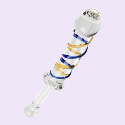 Butt Head Plug  Glass Dildo