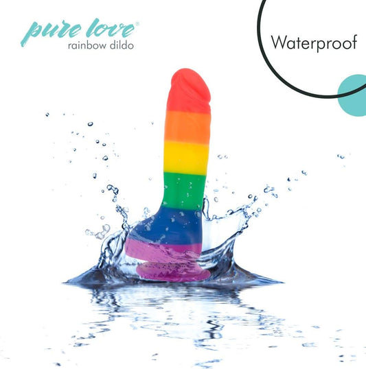 Purelove Rainbow Realistic Dildo