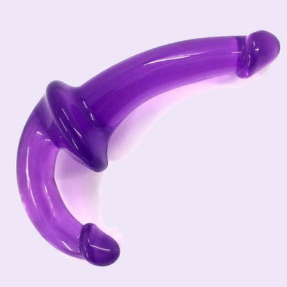 Transparent Revolver Double Ended Realistic Dildo