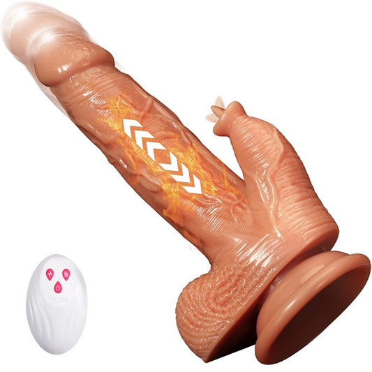 Joyman Wireless Remote Up-Down Heating Vibrating Dildo