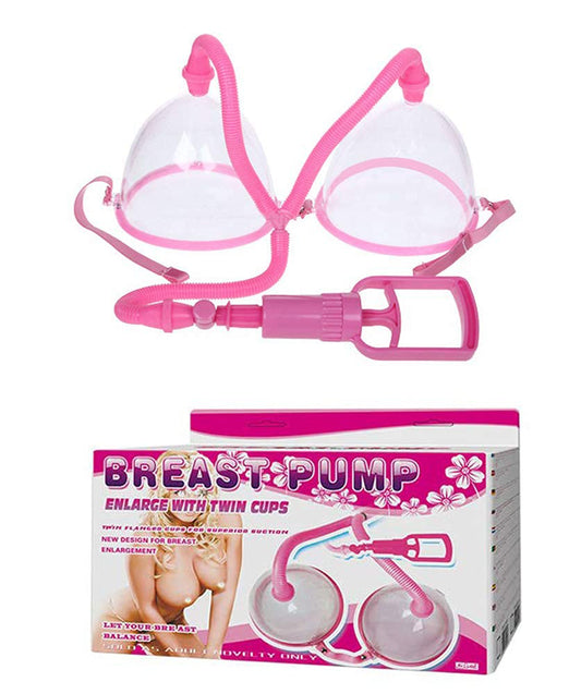Manual Dual Suction Cupping Breast Enlargement Pump