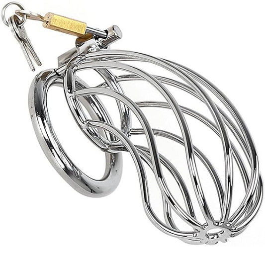 Premium Metal Steel Chastity Device